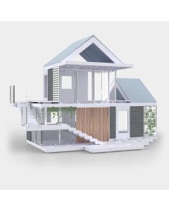 Arckit GO Eco Model House Kit.  Architectural Building Blocks. STEAM Certified