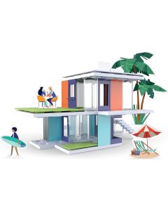 Arckit Coastal Living Model House Kit.  Architectural Building Blocks. STEAM Certified