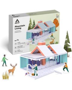 Bundle kit Arckit GO Eco with Mountain Living. Architectural Building Blocks. STEAM Certified