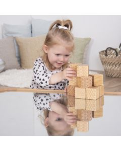 TTS Wooden Pattern Bricks 10pk. EL11305