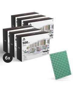 Bundle kit of 6 Arckit A500 Architectural Model Building Kits & Building Plates.  A202007X6