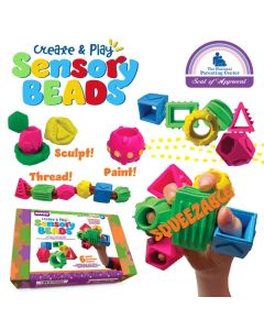 Roylco Sensory Beads, 24 pieces. R20204     
