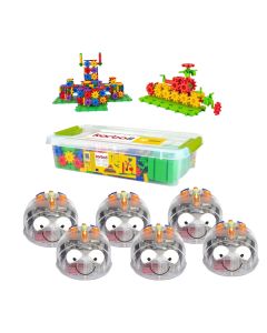 Bundle 6 Blue- bots and Korbo 430, set of 430 creative blocks 