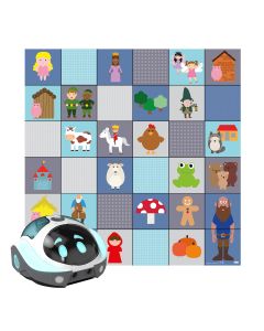 Loti-Bot Programming Robot with Fairy Tale Mat Bundle Pack - Educational STEAM Scratch Block-Based Coding Robot. Get a JOYUSING N300 Web Camera FREE!