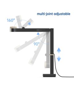 CZUR Fancy S Pro 12MP 4K USB Document Camera. Flexible Webcam + Professional Document Camera